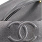 CHANEL Shoulder Handbag Vanity Caviar Skin Leather #BR452