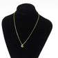 Christian Dior Logos Earrings & Necklace Gold Set Item #BO593 #BR49