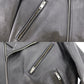 GIVENCHY Printed Back Biker Jacket Italy 48 Black High-quality #AG985