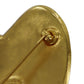 CHANEL CC Logos Heart Pin Brooch Gold Plated 95 P #AH671