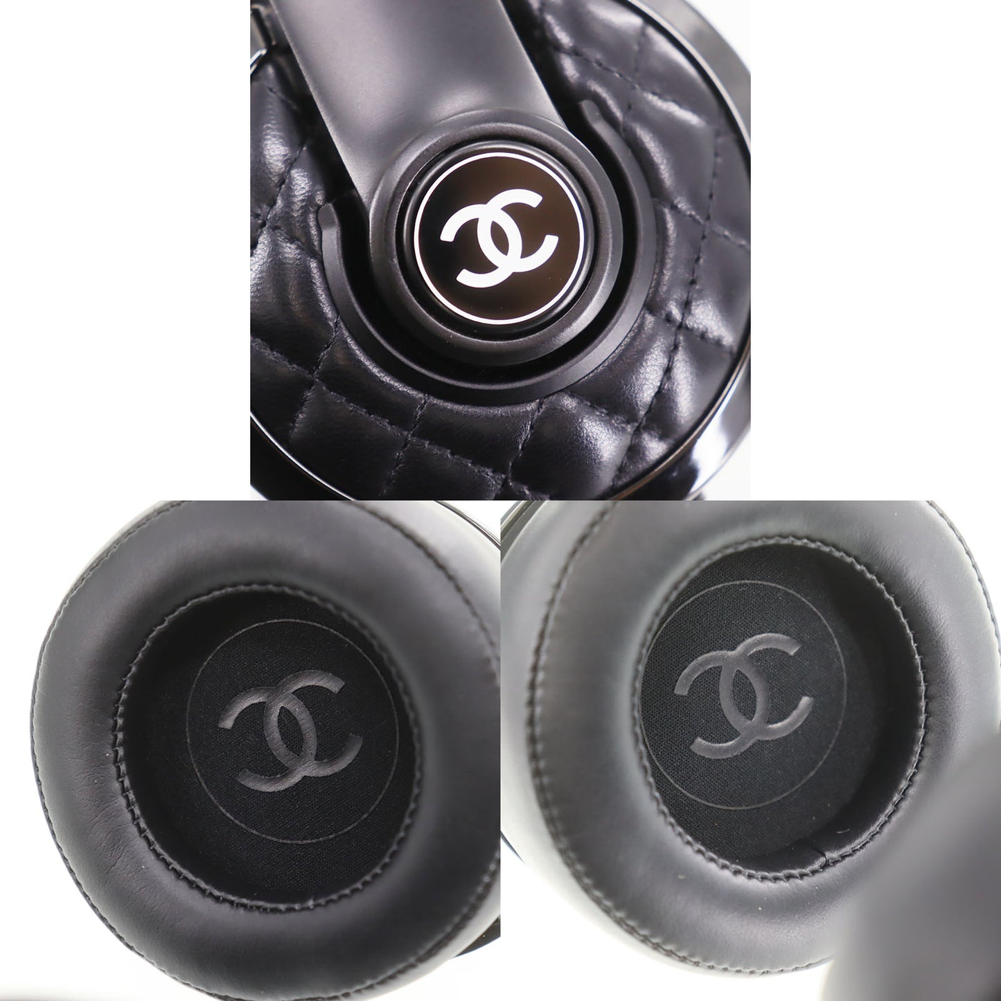 CHANEL Monster CC Matelasse Headphones Black Bluetooth Ltd. Ed. #AH16