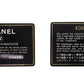 CHANEL CC Logos Bi-fold Wallet Black Caviar Skin Leather #CS563