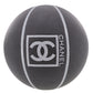 CHANEL Basketball Size 7 22cm Black Gray Vintage #BR728