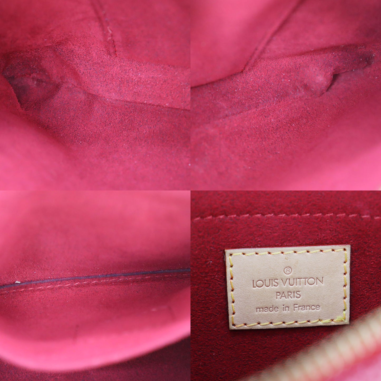 LOUIS VUITTON LV 2005 Moon Cherry Monogram Cherry Handbag M95000 #CF285