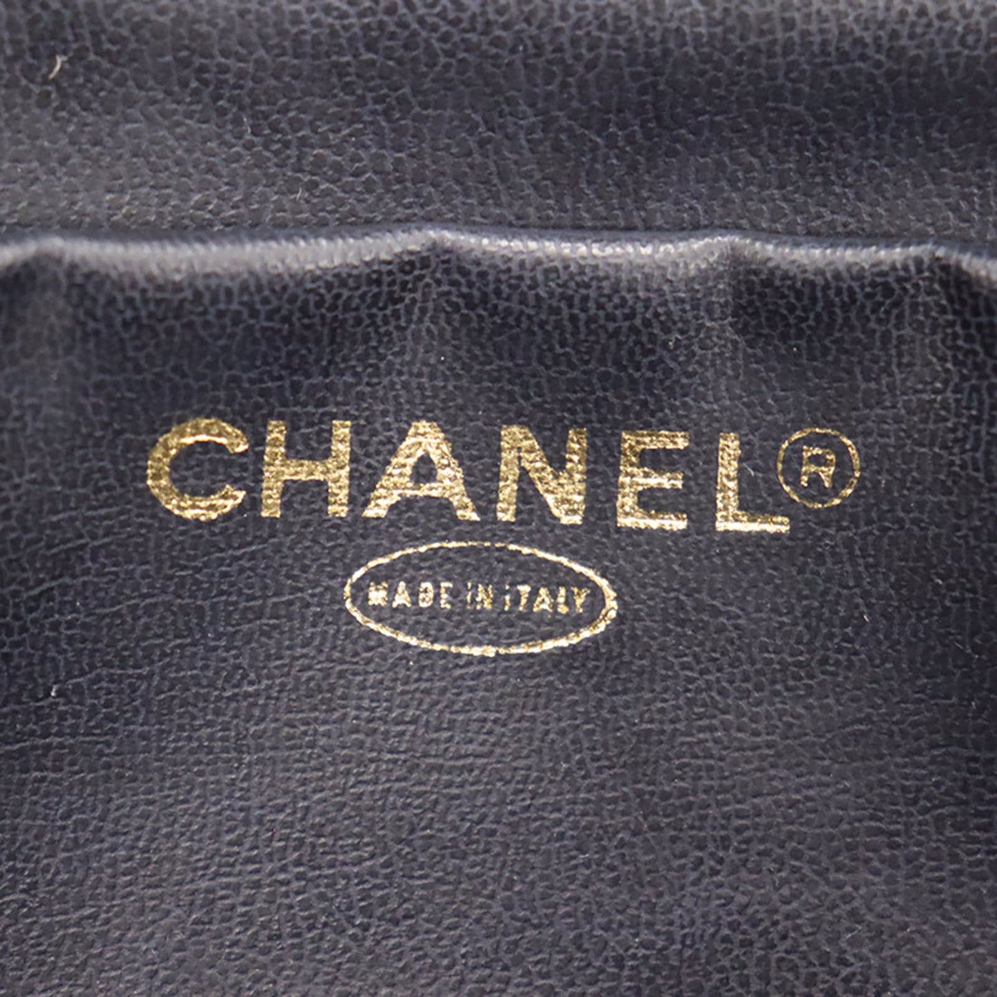 CHANEL CC Handbag Vanity Denim Canvas #CH84 S