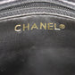 CHANEL Matelasse Used Belt Bag Bumbag Black Lambskin Leather Vintage #CU486