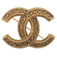 CHANEL CC Logos Pin Brooch Gold Plated 1108 #AG286