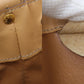CELINE Macadam Pattern Shoulder Bag Brown PVC Leather #EF153