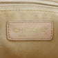 CHANEL CC Logo Shoulder Bag Beige Leather #CS561