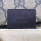 GUCCI GG Plus Tote Shoulder Bag Navy PVC #BJ342