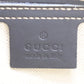 GUCCI GG Plus Crossbody Bag Navy PVC Leather #EF162
