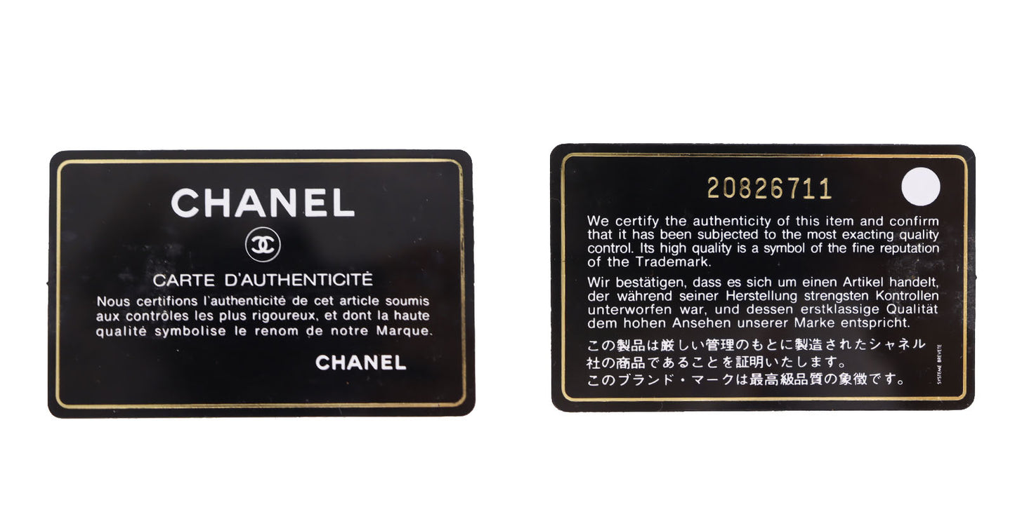 CHANEL Long Wallet Black Leather #AH498