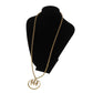 CHANEL Logos Chain Necklace Gold #BE258