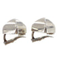 HERMES Medor Studs Earrings Silver Clip-On  #AH155