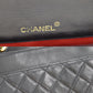 CHANEL Matelasse Shoulder Bag Crossbody Black Lambskin #BS785