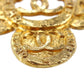 CHANEL CC Logos Flower Pin Brooch Gold Plated 2 8 1231 #AH2