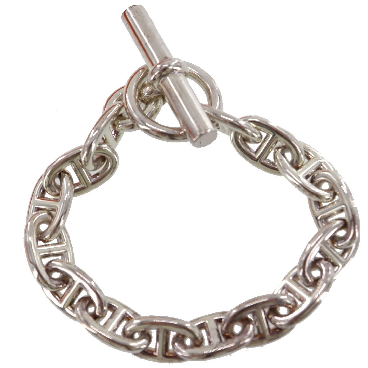 HERMES Chain Bracelet Chaine D'Ancre PM Silver 925 #AH353