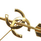 CHANEL Pin Brooch Gold Plated 93 P #BR628