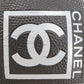 CHANEL Basketball Size 7 22cm Black Gray Vintage #BR728