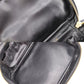 CHANEL Bicolore Handbag Vanity Pouch Black Lambskin #AH600