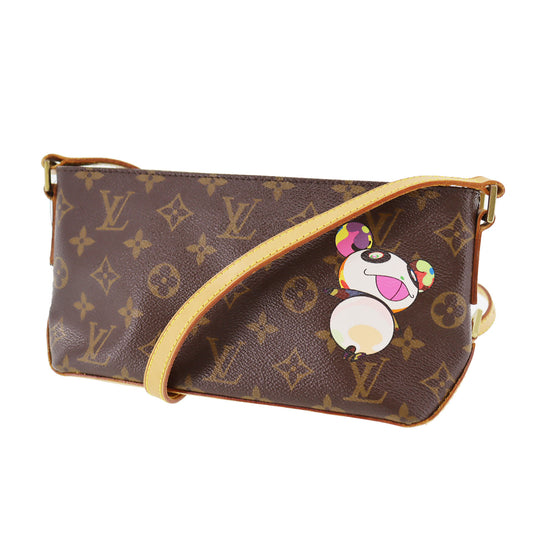 LOUIS VUITTON LV Monogram Panda Trotteur Shoulder Bag Monogram M51241 #AH4