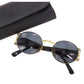 GIANNI VERSACE Sunglasses Black Gold Eye Wear #CX132