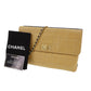 CHANEL Chocolate Bar Used Handbag Beige Black Leather Vintage #AH448 S