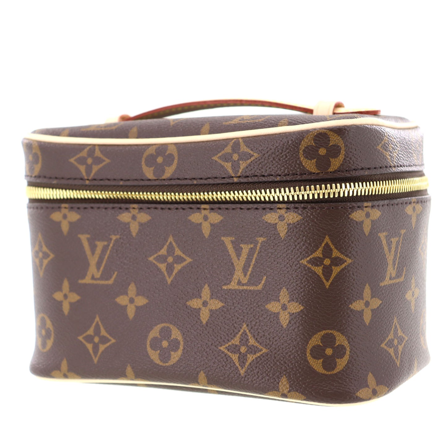 LOUIS VUITTON Nice MIni HandBag Vanity Brown Monogoram M44495 #BM951