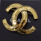 CHANEL CC Logos Pin Brooch Gold Plated 94 P #CD683