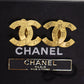 CHANEL CC Logos Earrings Gold Clip-On 99A  #CA589