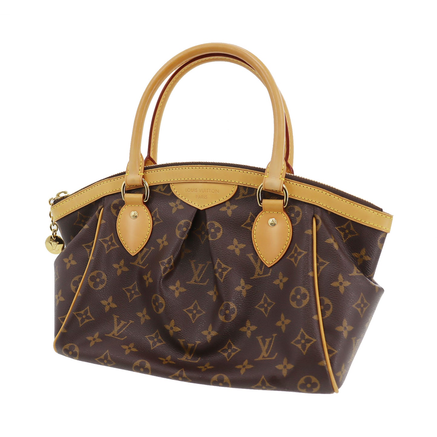 LOUIS VUITTON LV Tivoli PM Handbag Monogram Brown M40143 #BZ815