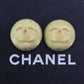 CHANEL CC Logos Gold Clip-On Circle Earrings 94P #AG570