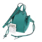 LOEWE Logos 2 way Shoulder Handbag Green Leather #CK693