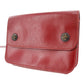 HERMES Waist Pouch Bag Red Leather  #BP773