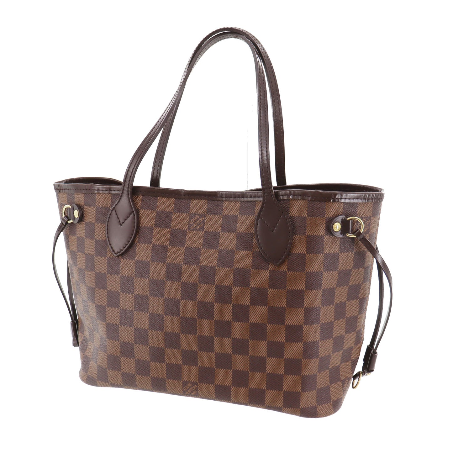 LOUIS VUITTON LV Neverfull PM Tote Bag Damier Brown N51109 #CN902