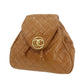 CHANEL CC Logos Brown Backpack Caviar Skin Leather #BE9