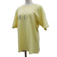 Yves Saint Laurent Short Sleeve T-shirt Cotton Yellow Size S #AG122