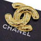 CHANEL CC Logos Matelasse Pin Brooch Gold Plated #AG192