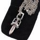 Chrome Hearts Dagger Pendant Necklace Charm Silver 925 #AG313