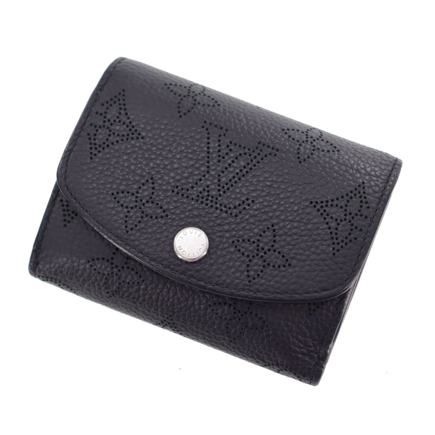 LOUIS VUITTON LV Wallet Portefeuille Iris Mahina Leather M67498 #AG722