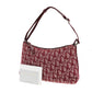 Christian Dior Trotter Handbag Bordeaux Canvas #CG954