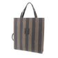 FENDI Pequin 2way Handbag Backpack Black Brown PVC #AH637