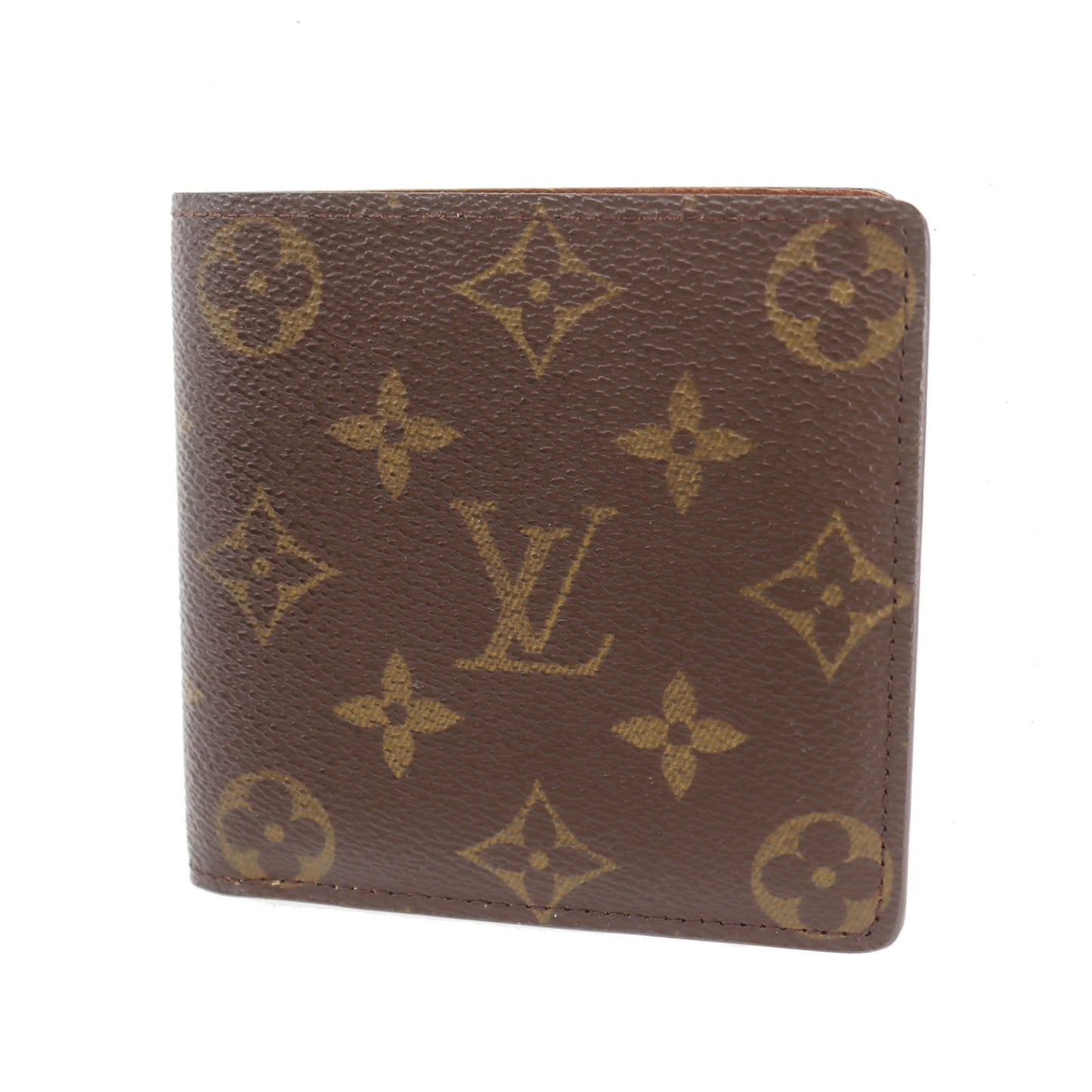 Louis Vuitton LV Marco Bifold Wallet Monogram Brown M61675 #DA316