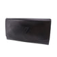 LOUIS VUITTON LV Opera Line Aegean Clutch Black Leather M63962 #BT993