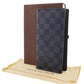 LOUIS VUITTON LV Damier Graphite Portefeuille Brazza Wallet N62665 #AG491