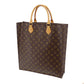 LOUIS VUITTON LV Sac Plat Used Tote Handbag Monogram M51140 #BT776