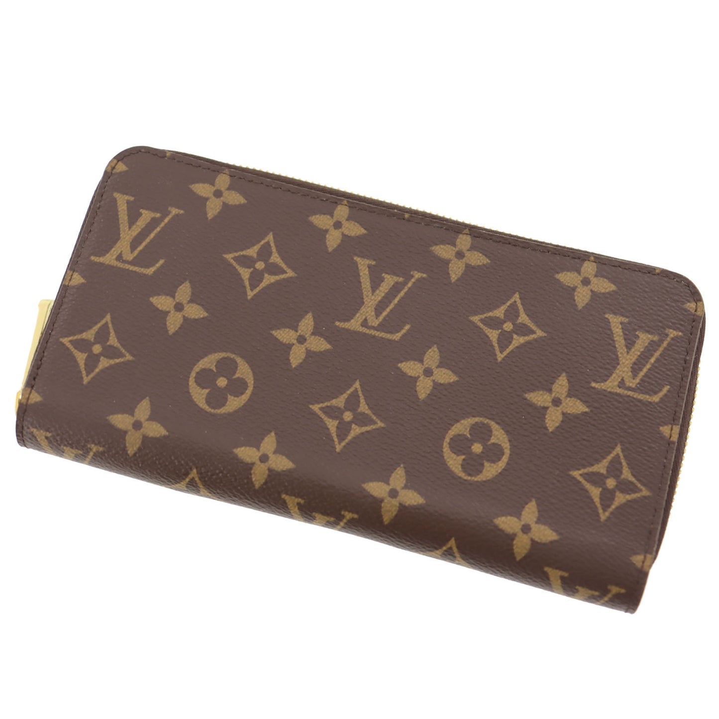 LOUIS VUITTON LV Wallet Zippy Wallet Monogram Canvas Leather M42616 #AG495