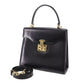 GUCCI 2Way Shoulder Handbag Black Leather #AH279