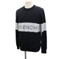 GIVENCHY Long Sleeve Knit Sweater Tops Italy Black 100% Wool #AH527