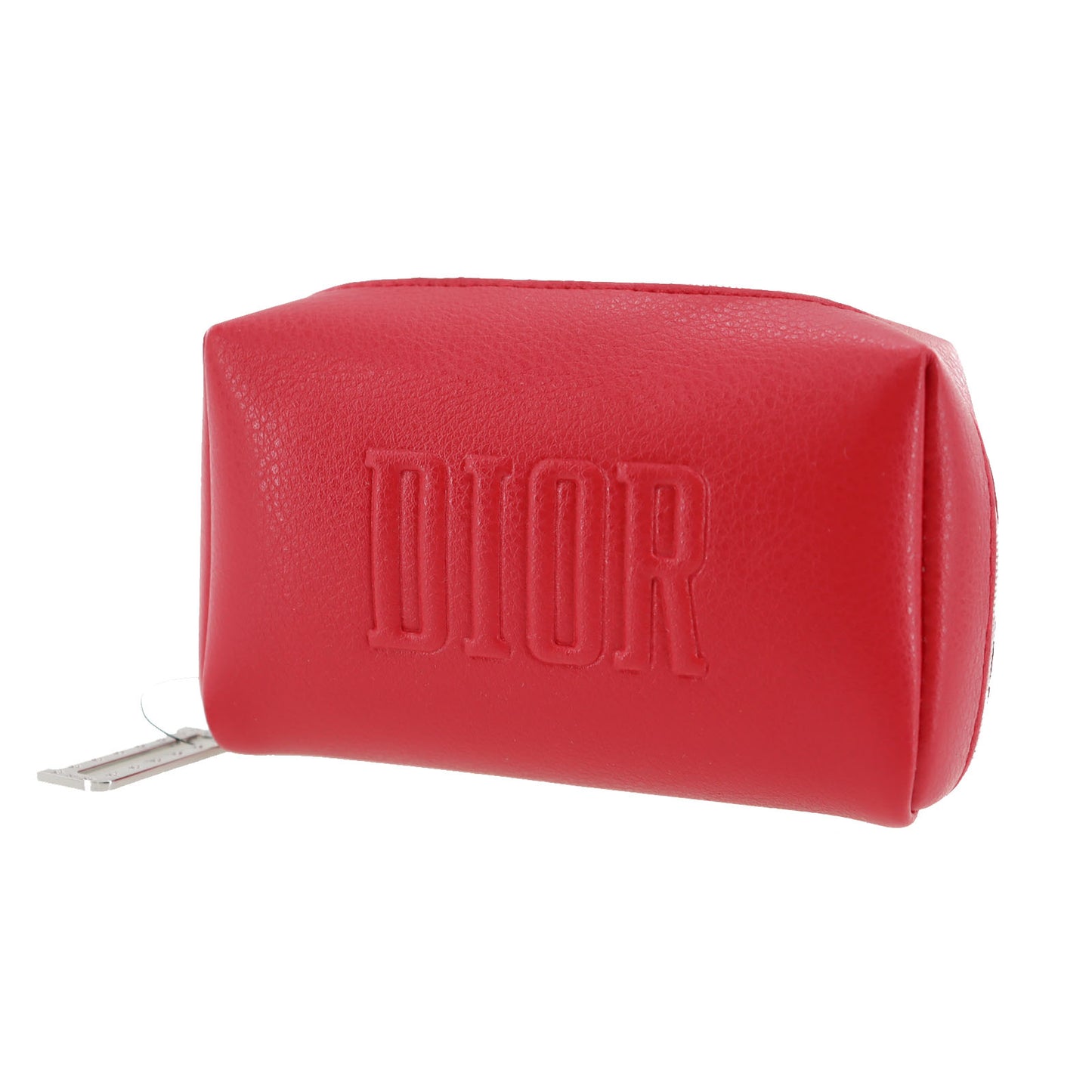 Christian Dior Logos Pouch Red 100% Polyurethane Novelty #AG489